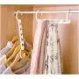 10pcs 3D Space Saving Hanger Magic Clothes Hanger with Hook Closet Organizer Home Tool