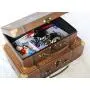 SLPR Paperboard Small Suitcase Boxes (Set of 3) | Travel Theme for Birthday Wedding Decoration | Largest Suitcase is 12” Length x 8” Width x 3.5” Height