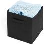 Maogear 6pcs Non-Woven Fabrics Storage Boxes Black