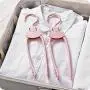 DreamJ 5PCS Folding Clothes Hangers, Travel Hangers Portable Collapsible Clothes Hangers Non-Slip Collapsible Hanger for Travelling