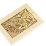 Powlankou 200 Pack Sawtooth Picture Frame Hanging Hangers Double Hole with Screws