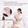 ZZYJYALG Hanging Ironing Machine Plastic Metal Handheld Transparent Water Tank Large Capacity High Temperature Curtains Travel Household Cotton Ironing Portable Bed Sheets Dormitory (Pink)