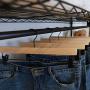 JS HANGER Pants Hanger Wooden Skirt Hanger with 2-Adjustable Clips Mark Free Tips - Unfinished, Set of 10