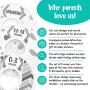 Baby Closet Size Dividers by Elle with Love ? Set of 8 ? Unisex Neutral Nursery Closet Organizers ? Baby Clothes Size/Age Hanger Dividers for Boys & Girls ? Sizes from Newborn to Toddler