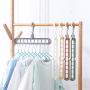 Anntool Space Saving Clothes Hangers Organizer Smart Closet Cascading Hanger 9 Slots Pack of 5 Innovative Design for Shirts Pants Dresses Coats