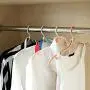 M-zmds 30 Pcs Travel Hangers - Portable Folding Clothes Hangers Travel Accessories Foldable Clothes Drying Rack for Travel (Color : Beige)