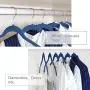 MIZGI Premium Velvet Shirt Hangers (Pack of 50) - Non Slip Felt Dress Hangers Dark Blue - Copper/Rose Gold Hooks,Space Saving Clothes Hangers (Dark Blue) MIZGI Premium Velvet Shirt Hangers (Pack of 50) - Non Slip Felt Dress Hangers Dark Blue - Copper/Rose Gold Hooks,Space Saving Clothes Hangers (Dark Blue)