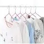 PVC Coated Cloth Hangers Non-Slip Metal Shirt Trouser Hook Hangers Coat Hanger 10 Pieces Random Color