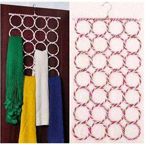 28 Holes Foldable Scarf Hanger Multi Scarves Display Hang Ties Belt Organize Circle Storage Holder Clothes Hanger 5pcs Random Color 28 Holes Foldable Scarf Hanger Multi Scarves Display Hang Ties Belt Organize Circle Storage Holder Clothes Hanger 5pcs Random Color