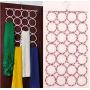 28 Holes Foldable Scarf Hanger Multi Scarves Display Hang Ties Belt Organize Circle Storage Holder Clothes Hanger 5pcs Random Color 28 Holes Foldable Scarf Hanger Multi Scarves Display Hang Ties Belt Organize Circle Storage Holder Clothes Hanger 5pcs Random Color