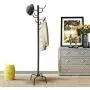 Metal Coat Hat Rack Standing Clothes Jacket Hanger Hall Tree Stand w/8 Hooks 70 Inch Metal Coat Hat Rack Standing Clothes Jacket Hanger Hall Tree Stand w/8 Hooks 70 Inch