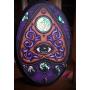 Large Mystic Eye Ouija Inspired Planchette Holo Moon Phase Hand Made 3 Hook Jewelry Key Hanger Organizer