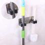 iuuhome???????? Wall Mounted Mop Organizer Holder Brush Broom Hanger Storage Rack Kitchen Tool