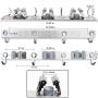 Shackcom Mop Broom Holder Wall Mount, SUS304 Stainless Steel with 3 Clips and 4 Hooks Cleaning Tools Hangers, Utility Rack for Kitchen, Closet, Garden Tool Organizer Storage Shackcom Mop Broom Holder Wall Mount, SUS304 Stainless Steel with 3 Clips and 4 Hooks Cleaning Tools Hangers, Utility Rack for Kitchen, Closet, Garden Tool Organizer Storage