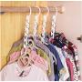 10pcs Clothes Hangers Rack Wardrobes Closet Clothing Hook Space Saver Decoration