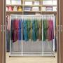 Sorbus Garment Rack Cover - 6 Ft Transparent Clothes Rail Cover, Garment Coat Hanger Protector Clothing Storage for Dresses, Suits, Coats, and More Sorbus Garment Rack Cover - 6 Ft Transparent Clothes Rail Cover, Garment Coat Hanger Protector Clothing Storage for Dresses, Suits, Coats, and More