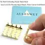 Auleswet Sawtooth Hangers Picture Hangers 1 Inches 60 Pack Easy Push in Wood Picture Frame No Nail No Bending Sturdy Thick Metal Easy Level for Wooden Signs Boards Photo Canvas Gold Plated