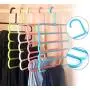 High-tech type 5 Layers Non Slip Multifunctional Clothes Hangers Pants Storage Hangers Cloth Rack Multilayer Storage Rack Hanger,Light Pink High-tech type 5 Layers Non Slip Multifunctional Clothes Hangers Pants Storage Hangers Cloth Rack Multilayer Storage Rack Hanger,Light Pink