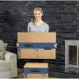 Bankers Boxes SmoothMove Prime Moving Boxes, Tape-Free, FastFold Easy Assembly, Handles, Reusable, Large, 24 x 18 x 18 Inches