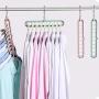 Cokil 10pcs Rotating Clothes Hanger Bedroom Wardrobe Storage Drying Hanger