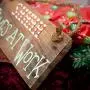 Elves at work Christmas Door hanger, Rustic holiday sign, Fun Christmas classroom sign Elves at work Christmas Door hanger, Rustic holiday sign, Fun Christmas classroom sign
