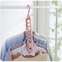 10pcs Random Color Indoor tie Hanger Plastic Clothes Hanger for Belt Household Balcony Storage Scarf Holder Head Scarf Hanger for Trousers