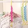 Coats Hanger Saving Space Hanger Rack Cloth Hanger with Hook Closet Organizer Home Tool Storage Holder 2PCS Kangsanli (Color random)