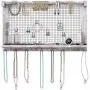 Comfify Rustic Jewelry Organizer ? Wall Mounted Jewelry Holder w/Removable Bracelet Rod, Shelf & 16 Hooks ? Perfect Earrings, Necklaces & Bracelets Holder ? Bonus Bracelet Included? Rustic White Comfify Rustic Jewelry Organizer ? Wall Mounted Jewelry Holder w/Removable Bracelet Rod, Shelf & 16 Hooks ? Perfect Earrings, Necklaces & Bracelets Holder ? Bonus Bracelet Included? Rustic White
