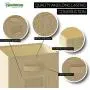 Neaterize Storage Cubes - Set of 6 Storage Bins | 2 Handles & 10 Label Window Cards | Cube Storage Bins | Foldable Closet Organizers and Storage | Fabric Storage Boxes for Home, Office (Beige) Neaterize Storage Cubes - Set of 6 Storage Bins | 2 Handles & 10 Label Window Cards | Cube Storage Bins | Foldable Closet Organizers and Storage | Fabric Storage Boxes for Home, Office (Beige)