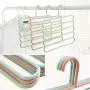 High-tech type Pants Hangers Holders Multifunction Trousers Hanger Storage Rack Clothes Hanger Non Slip,B2 High-tech type Pants Hangers Holders Multifunction Trousers Hanger Storage Rack Clothes Hanger Non Slip,B2