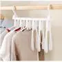 2pcs Random Color Multifunction Circle Clothes Hanger Clothes Drying Rack Plastic Scarf Hangers for Clothes Layer Storage Racks Wardrobe Closet 2pcs Random Color Multifunction Circle Clothes Hanger Clothes Drying Rack Plastic Scarf Hangers for Clothes Layer Storage Racks Wardrobe Closet
