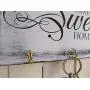 Home Sweet Home key hanger wall white wood key holder for wall shabby wood cottage chic housewarming gift key hook black and white organizer Home Sweet Home key hanger wall white wood key holder for wall shabby wood cottage chic housewarming gift key hook black and white organizer