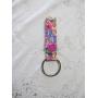 Garden Paradise Floral Quilted Kitchen Towel Holder - Heavy-Duty D-Ring - Kitchen Towel Hanger - Towel Keeper