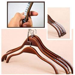 50Pcs Silicone Clothes Hangers Anti Slip Strip Clothes Rack Pad with 10 Pikes Decoration