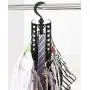 Faithtur Magic Clothes Hanger Closet Organizer Multi-Functional Space Saving Foldable Drying Rack for Clothing (1, Black) Faithtur Magic Clothes Hanger Closet Organizer Multi-Functional Space Saving Foldable Drying Rack for Clothing (1, Black)