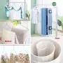 BloomyAbe Free Installed Quilt Drying Laundry Rack Spiral Space Saving Rack Hangers Heavy Duty Rotating Quilt Blanket Storage Rack Outside Indoor Hanger