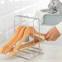 Augproveshak Clothes Hanger Organizer Rack Sturdy Stainless Steel Clothes Caddy Storage Holder Stacker for Closet & Room Tidier Laundry Rooms Drying Rack