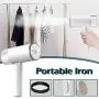 ZZYJYALG Garment Ironing Machine Plastic Metal Handheld Large-Capacity High-Temperature Household Transparent Water Tank Cotton Linen Blended Polyester Portable Mini Travel Dormitory(White) ZZYJYALG Garment Ironing Machine Plastic Metal Handheld Large-Capacity High-Temperature Household Transparent Water Tank Cotton Linen Blended Polyester Portable Mini Travel Dormitory(White)