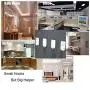 Adhesive Hooks - 3M Heavy Duty Wall Hooks Hangers Stainless Steel Waterproof Hooks for Hanging Robe Coat Towel Kitchen Utensils Keys Bags-8 Packs