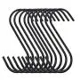 30 Pack ESFUN Heavy Duty S Hooks Black Steel S Shaped Hooks for Hanging Pans Pots Plants Bags Towels Kitchen Hooks Hanger, Large 3.5 inch 30 Pack ESFUN Heavy Duty S Hooks Black Steel S Shaped Hooks for Hanging Pans Pots Plants Bags Towels Kitchen Hooks Hanger, Large 3.5 inch