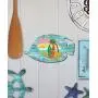 G.DeBrekht Fish Scenic Coastal Surfboards Palm Tree Sunset Wooden Door hanger / wall decor #8198527H