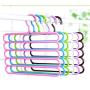 LuffyBin-5 Layer Colorful Pants Scarf Hangers Holders Trousers Clothes Towels Hanger Arrival - Thick Small Layers Wall Ring Triangle Closet Hanger Clips Cute Loop Stand Blue Mainstays