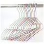 10pcs Random Color Fancy Aluminum Alloy Hanger for Clothes,Strong Metal Shirts Dress Sun-top Hanger 10pcs Random Color Fancy Aluminum Alloy Hanger for Clothes,Strong Metal Shirts Dress Sun-top Hanger