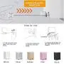 LE Perforation-Free Invisible Clothesline, Retractable Indoor and Outdoor Retractable Clothes Hanger - White
