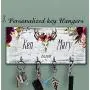 Personalized key holder for wall, Floral key holder, Boho key holder, Floral key holder, Minimalist key rack, Pink key hanger, Key rack, Housewarming gift, Key holder for wall, Boho home decor Personalized key holder for wall, Floral key holder, Boho key holder, Floral key holder, Minimalist key rack, Pink key hanger, Key rack, Housewarming gift, Key holder for wall, Boho home decor
