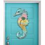G.DeBrekht Coastal Scenic Seahorse Rustic Wooden Door hanger / wall decor#8198517H