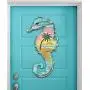 G.DeBrekht Coastal Scenic Seahorse Rustic Wooden Door hanger / wall decor#8198517H