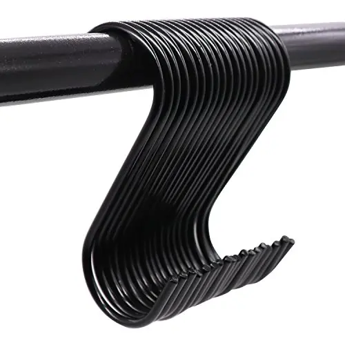 30 Pack ESFUN Heavy Duty S Hooks Black Steel S Shaped Hooks for Hanging Pans Pots Plants Bags Towels Kitchen Hooks Hanger, Large 3.5 inch 30 Pack ESFUN Heavy Duty S Hooks Black Steel S Shaped Hooks for Hanging Pans Pots Plants Bags Towels Kitchen Hooks Hanger, Large 3.5 inch