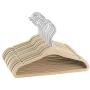 Iddefee Clothes Hanger Pack of 20 Plastic Non-Slip Childrens Hangers-28cm for Closet Clothes Organizer Pants Hangers (Color : White, Size : 28cm)
