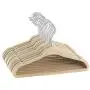 Iddefee Clothes Hanger Pack of 20 Plastic Non-Slip Childrens Hangers-28cm for Closet Clothes Organizer Pants Hangers (Color : White, Size : 28cm)